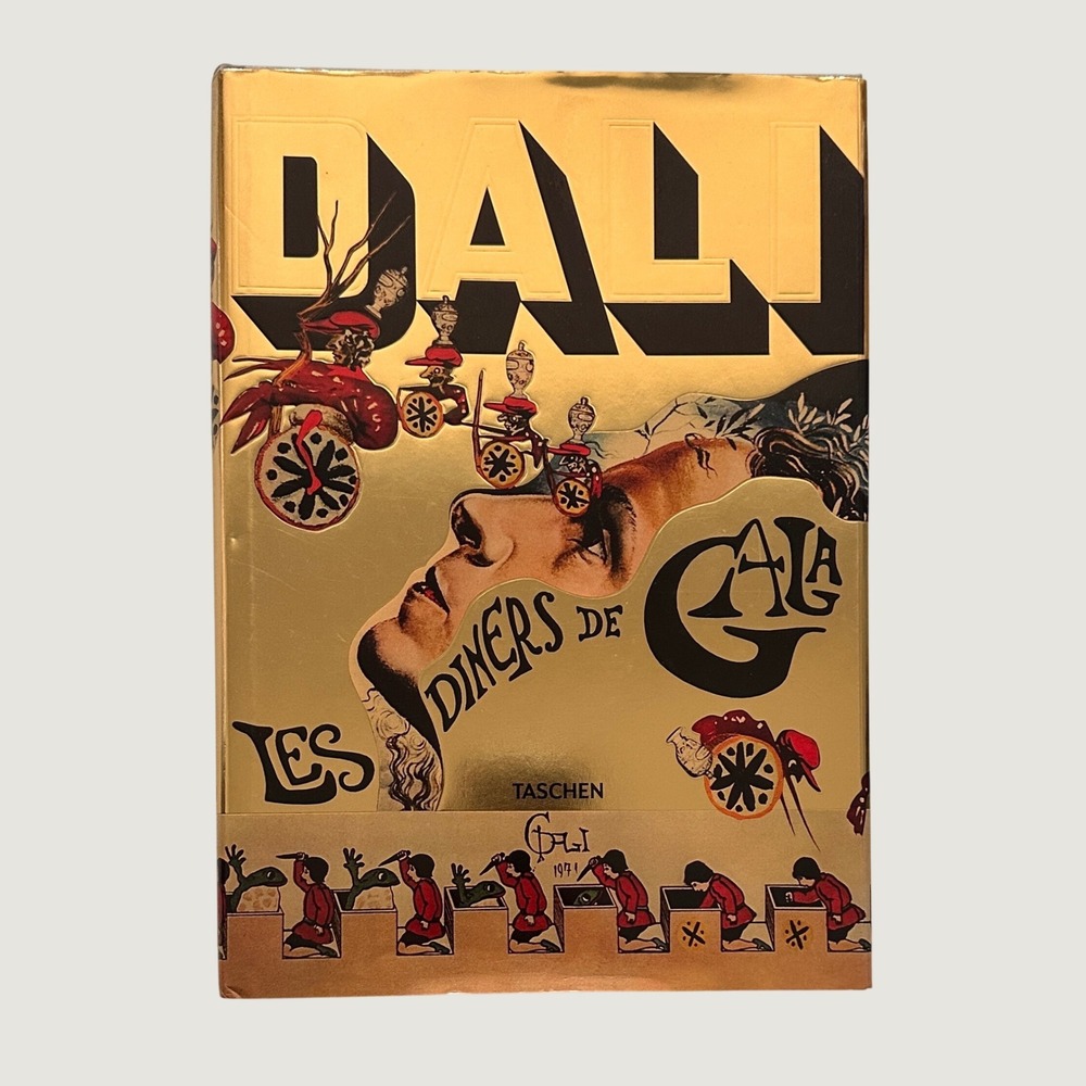 Salvador Dali Les Diners de Gala Taschen Hardcover Gold Foil Art Cookbook 2021